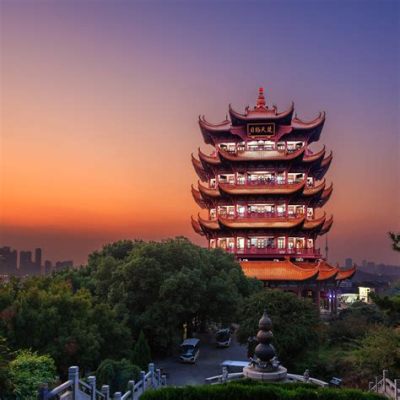  Torre Huanghelou, um marco histórico imponente com vistas espetaculares de Wuhan!