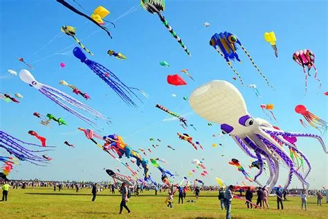 Parque Kite Flying: Um Mar de Cores Flutuando Sobre Weifang!